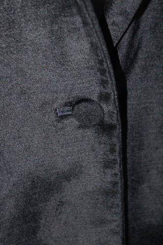 Club Monaco Damen Baumwollmischung Kerbkragen Langarm Knopfleiste schwarz Größe 10 - Bild 6 von 8