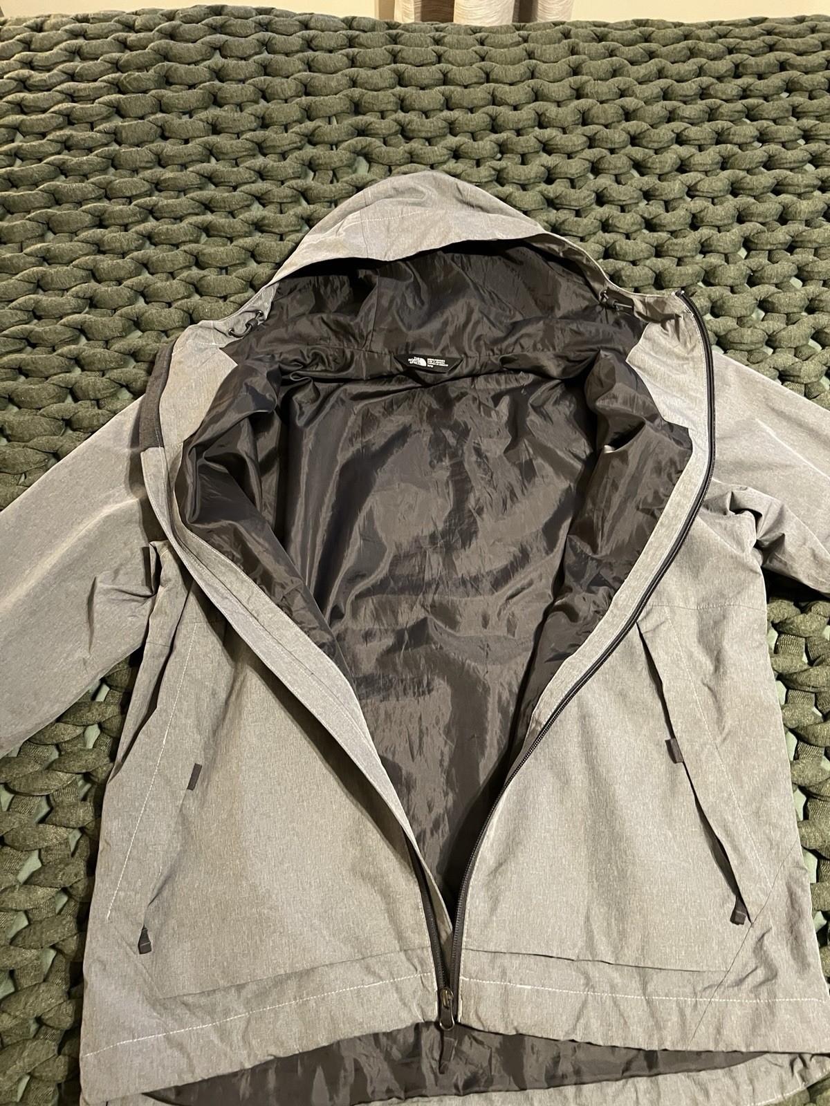 Northface Grey Rain Jacket - Medium - image 3