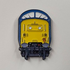 NEW! Diesel Loco Cab front pin badge - Class 55 Deltic