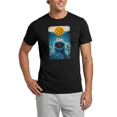 Sesamstraße Krümelmonster Hai Männer T-Shirt