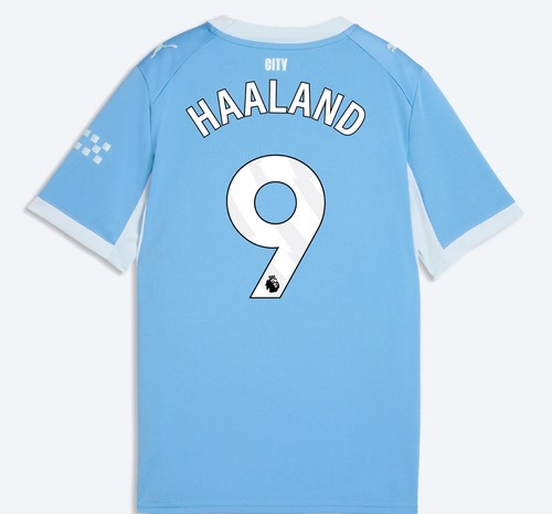 Manchester City #9 Erling Haaland 2026-2027 Home Puma Jersey Size M New w/ Tags