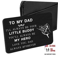 Son to My Dad Wallet Insert Card Valentine s Day Gifs From Son For Dad Fathers