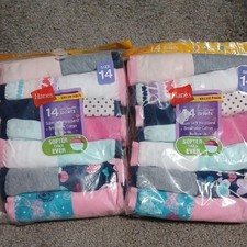 Hanes girls' tagless underwear 14pk x2 Sz 14 NIP  28 pr total 