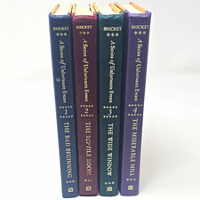 Lemony Snicket A Series of Unfortunate Events HC Lot 4 Illustrated Helquist