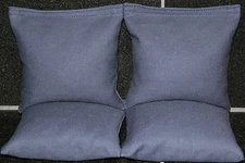 CORNHOLE BEAN BAGS 4 Navy Blue Regulation Size~ Quality Handmade FREE SHIPPING! 