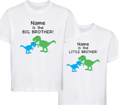Little Brother Dinosaur Tshirt 