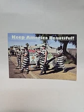 Phoenix AZ Sheriff Joe Arpaio Prison RPPC Post Card 1990s Keep America Beautiful