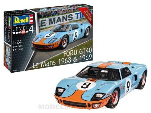 1/24 Ford GT40 le Mans 1968 & 1969 [Limited Édition] Revell 07696 - Photo 1/7