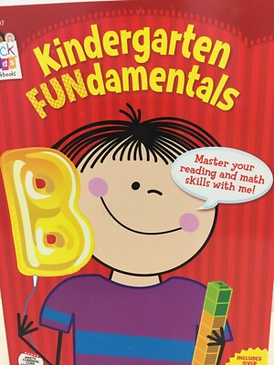 Kindergarten FUNdamentals Stick Kids Workbooks w/ Over 500 Stickers Paperback