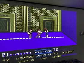 Double Dragon II - TJC-W2 (Nintendo NES, 1989) with manual