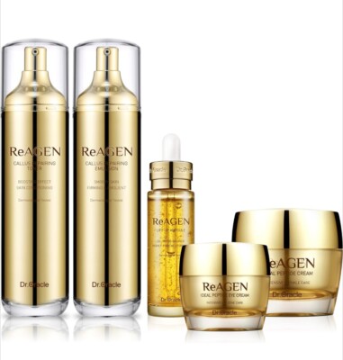 ReAGEN Premium Anti-aging Skincare Dr Oracle Set Younger Plumped Youthful Comple