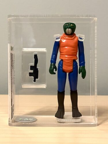 Vintage Star Wars Walrus Man White Tusk CAS Graded 85+ Action Figure 1978 Kenner - Picture 1 of 12