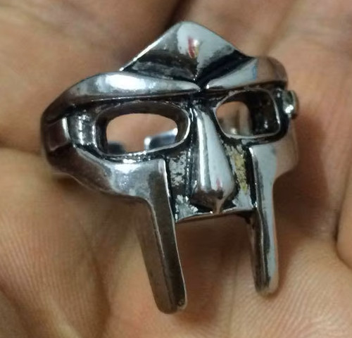 Gladiator Silver Ring I II Film Old Rome Super Hero Hip Hop Rap Music Helmet USA