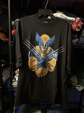Vintage Wolverine Marvel Big Print Character Graphic T Shirt Size XL 2000s Y2k