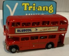 Slot Car Triang Minic Motorways M.1545 Double Decker Bus