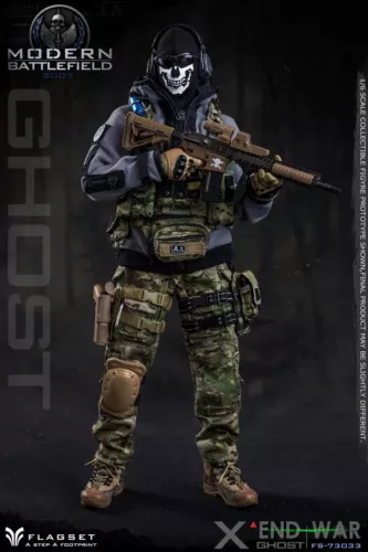 1/6 FLAGSET END WAR GHOST "X" Action Figure FS73033 - Picture 3 of 11