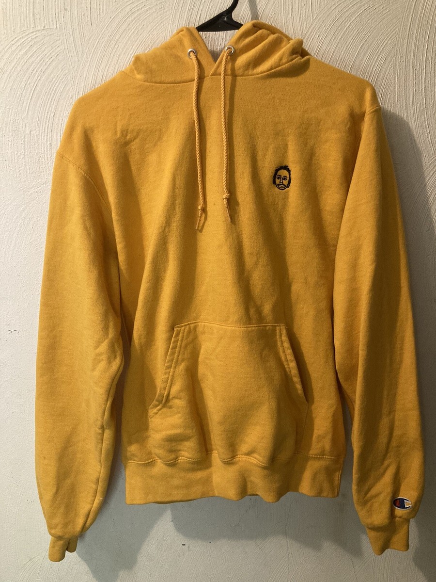 Earl Sweatshirt Pullover Champion Hoodie Yellow Embroidered Logo