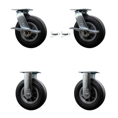 Caster Wheels Heavy Duty, 8 Inch Caster Wheels, Heavy Duty Casters