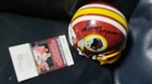 Sonny Jurgensen signed Mini Football Helmet JSA Certified