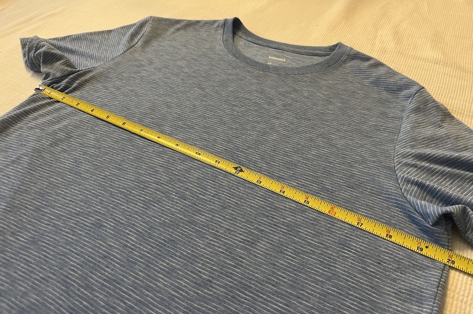 SONOMA GOODS FOR LIFE Men’s Blue Striped Soft Polyester Cotton TShirt