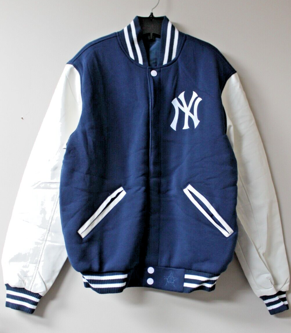 New MLB New York Yankees Reversible embroidery varsity poly jacket