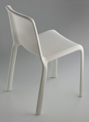 SEDIE BIANCHE IN PLASTICA IMPILABILI LEGGERE CUCINA GIARDINO PR