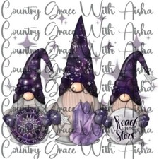 Sublimation Print Transfer Gnome Stars Ready to Press Paper Ink Heat Transfer