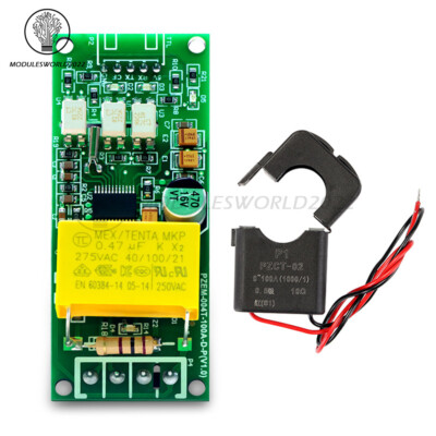 AC Multifunction Voltage Ammeter Power Frequency Test Communication Module 100A