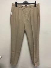 DAKS SUIT TROUSERS WOOL BLEND IN BEIGE W38 L35 BNWOT 9182