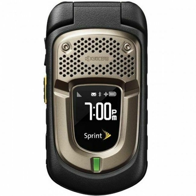 SPRINT, KYOCERA DURAXT MILITARY GRADE E4277PTT RUGGED FLIP PHONE GPS