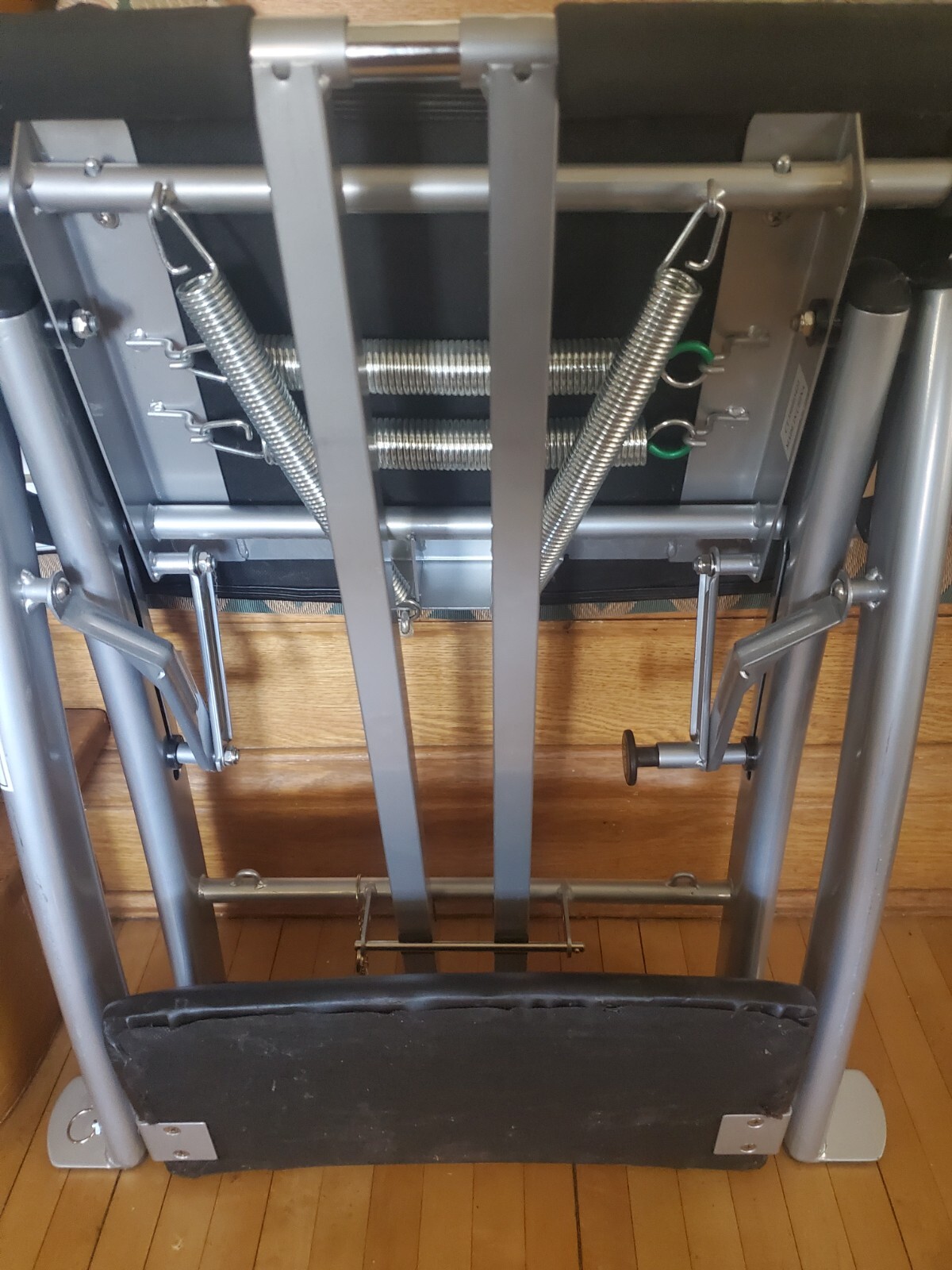Malibu Pilates Pro Fitness Chair Yoga Excercise Stepper Foldable W 4 Springs 