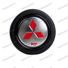 Sport Steering Wheel Horn Button Red Fits Mitsubishi Ralliart Raid Nrg X1
