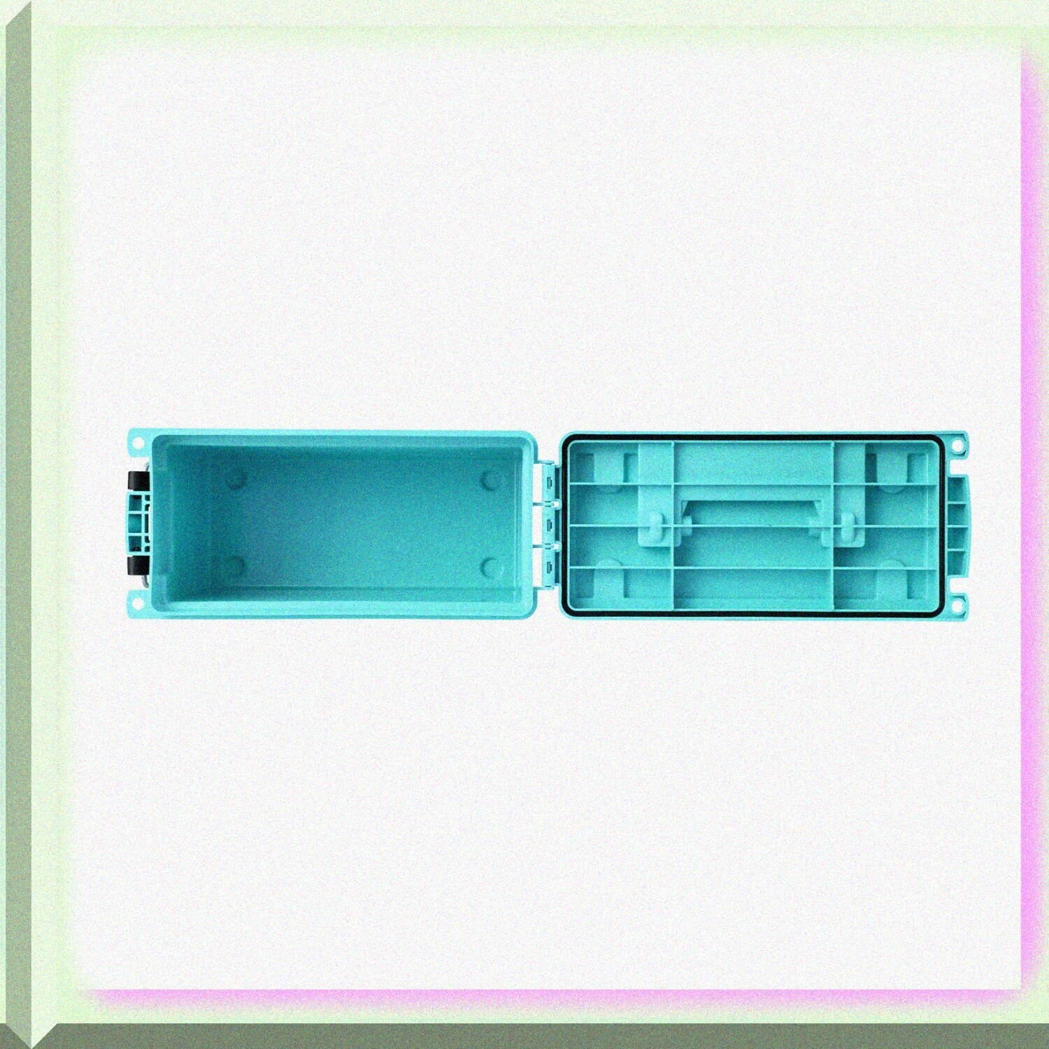 TealStack Art & Craft Organizer: Lockable, Stackable Storage Box with Handle & L