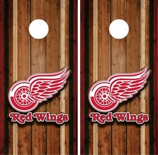 Detroit Red Wings Cornhole Board Vinyl Sticker Decal Skin Wrap Decor VZ753