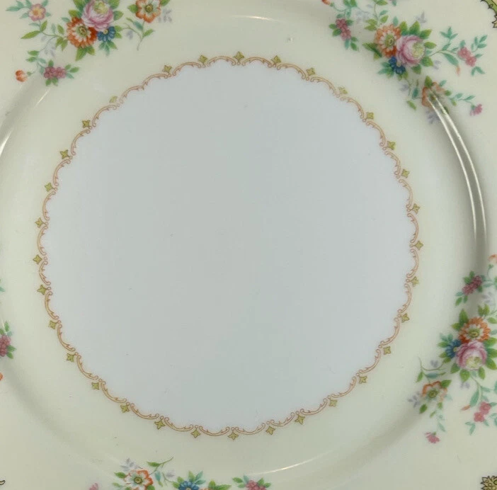 Plato de cena Noritake China N686 porcelana de hueso fino 10 1/4 pulgadas repuesto vintage Foto 4 de 4