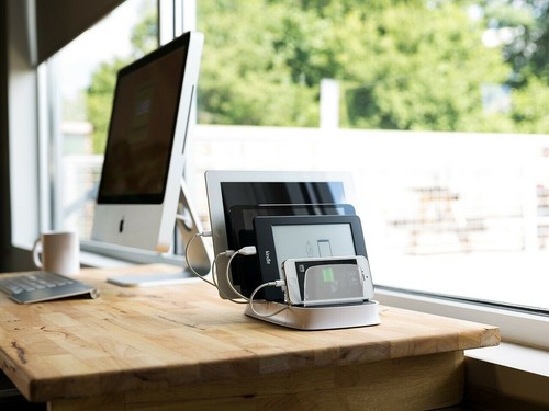 Station d'Accueil et de Charge 5 x 10 W GRIFFIN PowerDock 5 GA39677 -Blanc - Picture 4 of 5