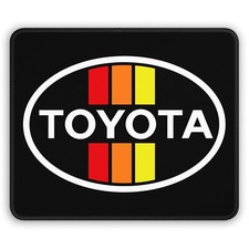 Toyota Retro Vintage Logo - Car Truck - Custom Design Premium Mouse Pad 9x7"