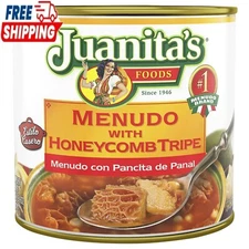 Juanita’s Foods Ready to Serve Menudo with Honeycomb Tripe Soup, 25 oz Can