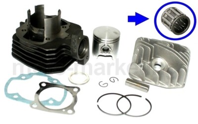 70 RACING ZYLINDER NADEL LAGER KOPF KOMPLETT für PEUGEOT LUDIX SNAKE TREND 2T 50