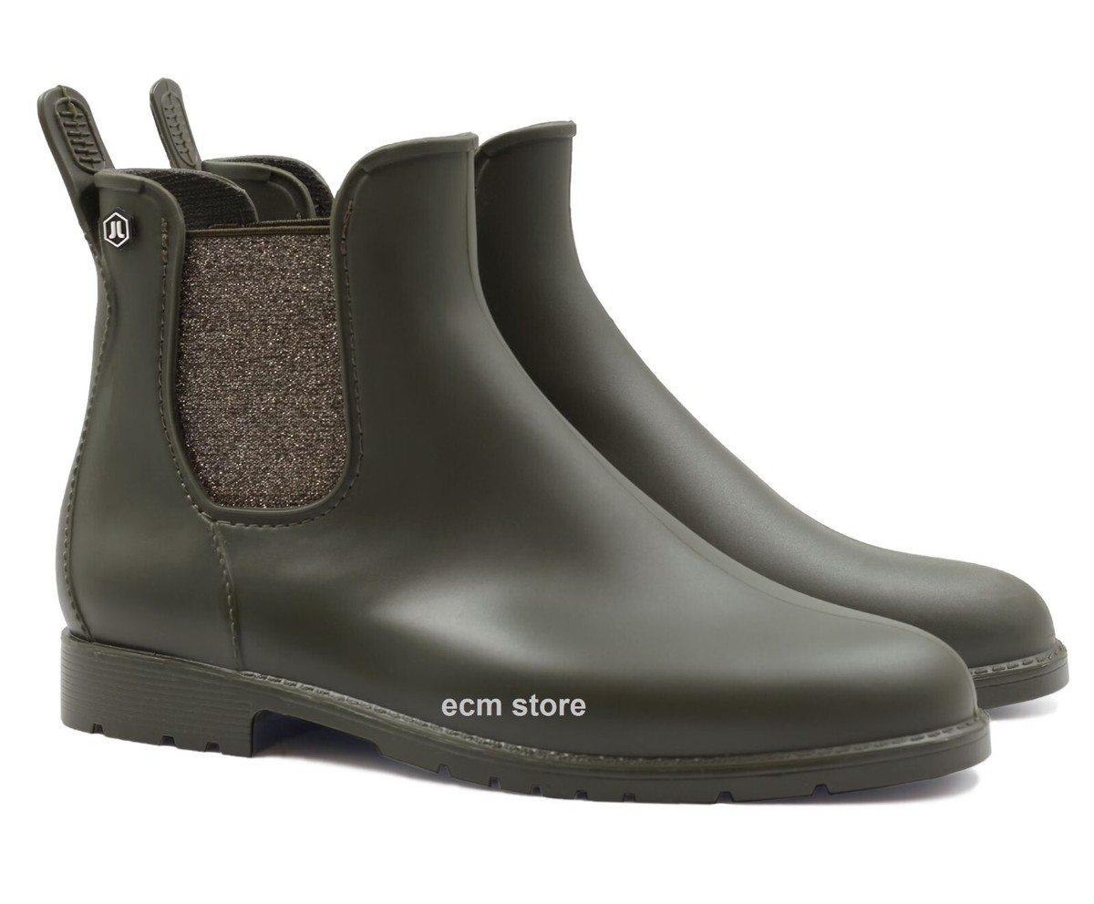 JULES JENN Bottines de pluie kaki Taille 40 bottes de pluie