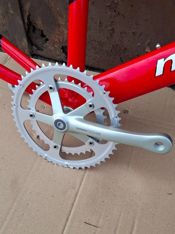 Retro Aluminium Fahrradrahmen Marvil Viper mit Shimano 105 Kurbelgarnitur - E... - Bild 3 von 4