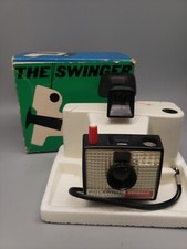 Polaroid Land Camera Model 20 The Swinger - Vintage Camera With Original Box