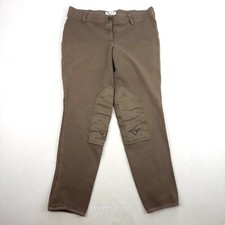 Tuff Rider Breeches Ladies Starter PullOn Knee Patch Brown Pants
