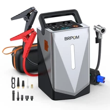 7000A Car Battery Jump Starter Peak Power Bank with Air Compressor Air Blower