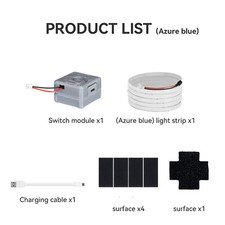 Light-emitting light strip for DJI Avata drone night flight warning light strip