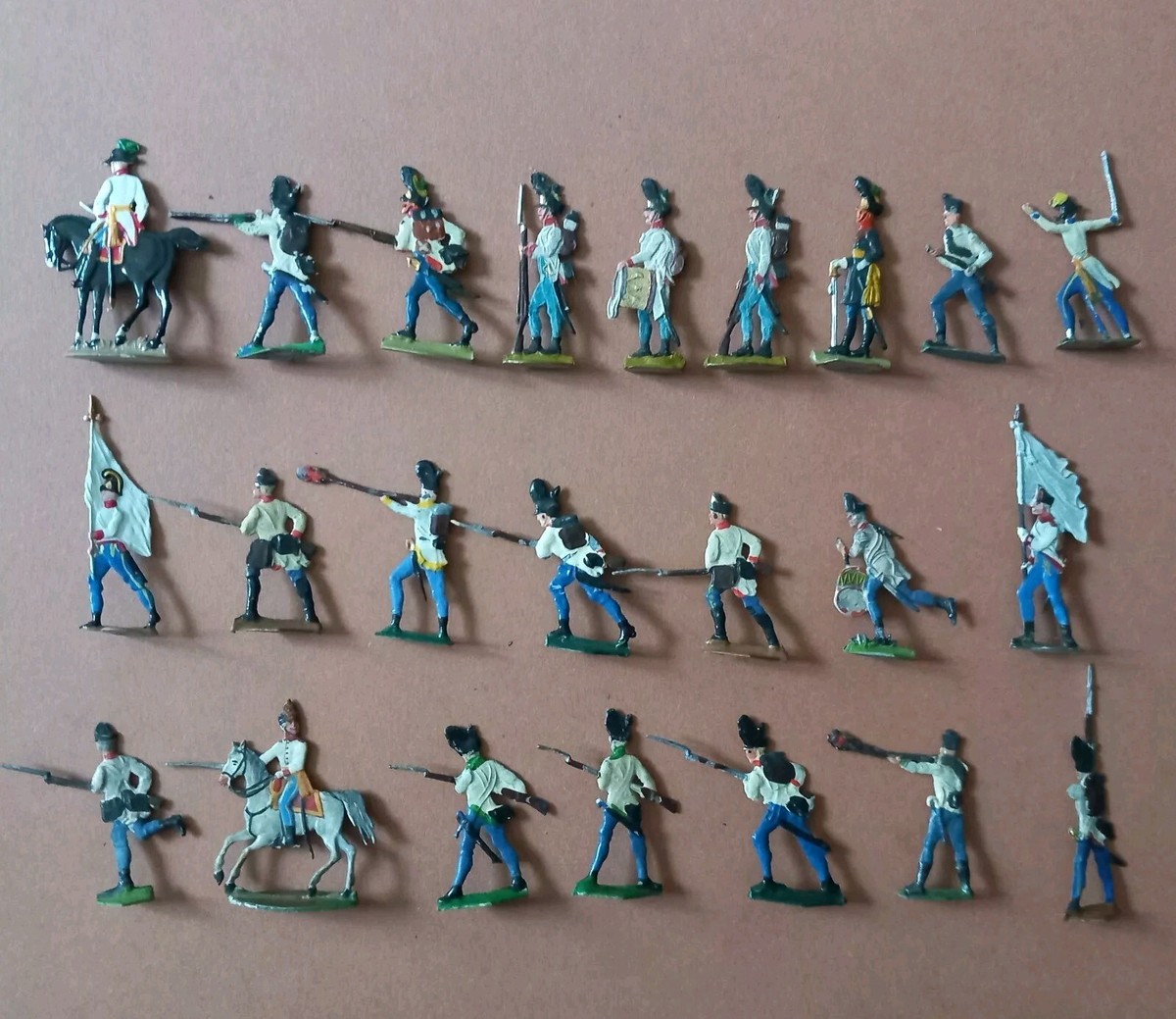 Plats d'étain - Zinnfiguren - Les duelistes - Duels sous le