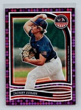 2024 Panini TEAM USA Stars & Stripes PURPLE ZACHARY ESTRADA 38/99 #113