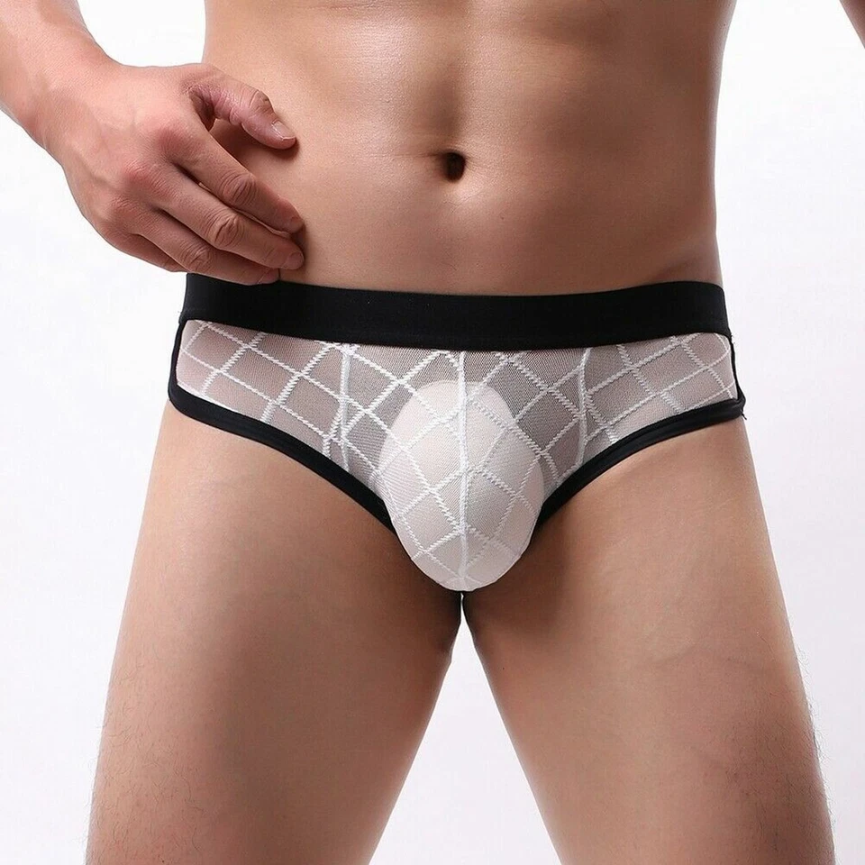 MCT Fine SEXY Herren SLIP BOXER RIO TRANSPARENTES FEIN NETZ in WEISS in S - 2XL - Bild 2 von 4