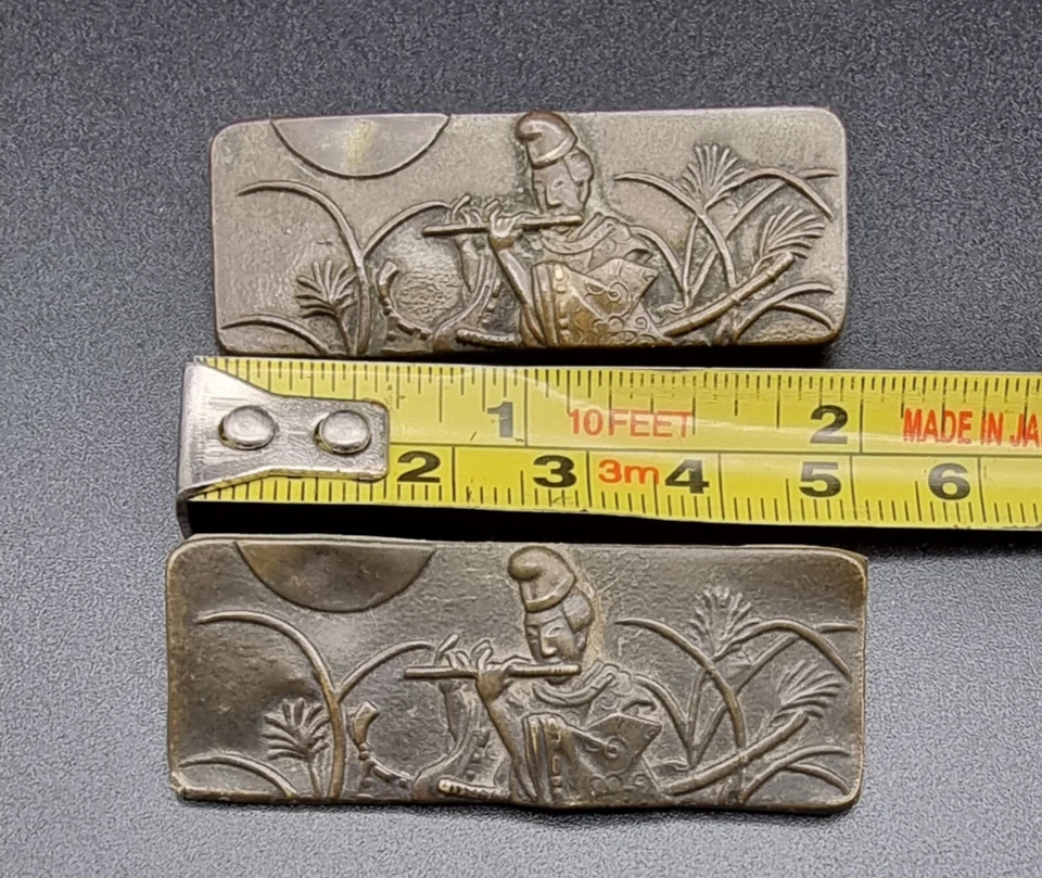 JUEGO DE 10 MENUKI ANTIGUOS JAPONESES HECHOS A MANO/PERÍODO EDO TARDÍO 1603/1868 Foto 3 de 4