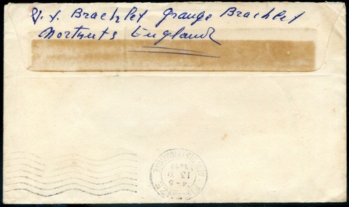 Gran Bretagna 1953 Reali Britannici - su busta viaggiata (l489) - Picture 2 of 2
